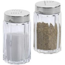 Westmark - Ensemble poivre et sel en verre/acier inoxydable