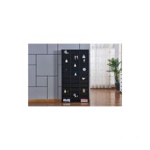 1116 CD/528 dvd 12 Tier Shelf Storage Video Movie Game Book Tower Organiser Cabinet Rack Holder Display Stand Unit Multimedia pb CSP01 Black
