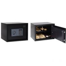 Westwood - Small Security Safe Box 16.9L Steel Money Locker Tin with Code & Key