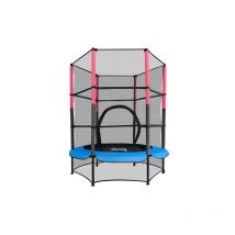 KMS - galactica Children's Mini Trampoline With Safety Net – 4.5FT Kids Rebounder Blue