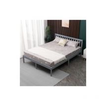 Wood King Bed No Footboard Grey - Westwood