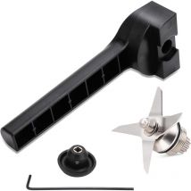 Ibuyke - Wet Blender Blade Set with Socket Wrench Replacement Parts for Vitamix 5200 Series Blender 1.8L & 950g (5 Pieces)