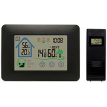 Wetterstation Denver WS-520 – Innen- und Außentemperatur – Luftfeuchtigkeit – Touchscreen – Schwarz