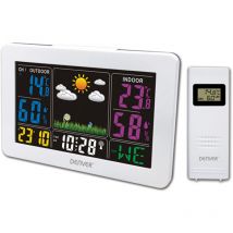Denver Wetterstation WS-540, weiß, mit Farbdisplay