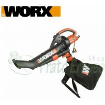 Worx - WG505E - Souffleur aspirateur broyeur électrique