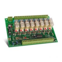 Velleman - Whadda Lötbausatz, diy, 8-Kanal-Fernbedienungsrelaiskarte, RS232-Steuerung, Diagnose-/Testsoftware