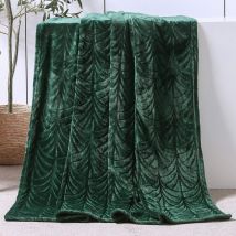 Whale Flotilla Leaf Fleecedecke, 130 X 150 Cm, Weiche, Warme Und Gemütliche Flanelldecke Für Couch Oder Bett, Geeignet Für Alle Jahreszeiten, 