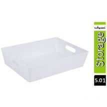 Wham White Rectangular Studio Basket 5.01 6 Litre