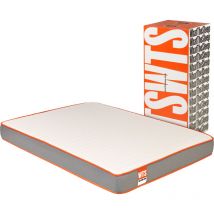 Colchón viscoelástico What the Sleep soul, Calidad premium 18cm, Firmeza y confort alta, 135x190