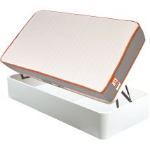 Pack soul What The Sleep Colchón Sostenible hr con Visco + Canapé Juvenil Apertura Lateral Blanco, Entrega, Montaje y Retirada Usado Incluido 90x190