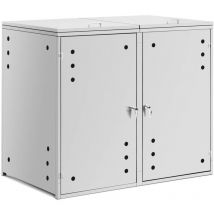 Wheelie Bin Storage - 2 x 240 l - air holes Rubbish bin storage Waste bin store