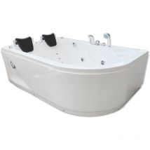 Whirlpool Tub white 170 X 115 cm for 2 people - Havana