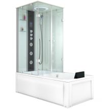 Acquavapore - Whirlpool Wanne Duschtempel Dusche Duschkabine K05-R03-WP-EC 90x180 cm mit 2K Scheiben Versiegelung