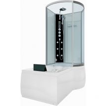 Acquavapore - Whirlpool Wanne Duschtempel Dusche Duschkabine K50-L03-WP 170x100 cm ohne 2K Scheiben Versiegelung