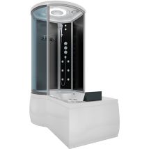 Acquavapore - Whirlpool Wanne Duschtempel Dusche Duschkabine K55-R33-WP 100x170 cm ohne 2K Scheiben Versiegelung