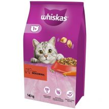 Whiskas - Adult Beef - nourriture sèche pour chat - 14 kg