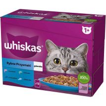 Nourriture humide pour chat en gelée 12 x 85 g - Nourriture humide de qualité supérieure à partir de 1er âge - 12 sachets de 12 portions