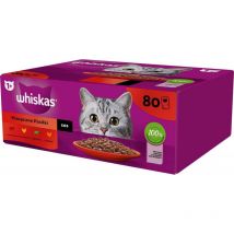 Adult 1+ Nourriture humide pour chat classique en sauce, 80 x 85 g Mega Pack – Nourriture humide de qualité supérieure pour chats adultes