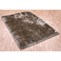 Plush Plush-Taupe 200cm x 300cm Rectangle - Brown and Beige