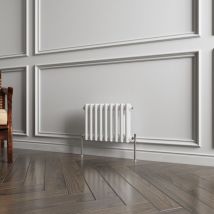 Sky Bathroom - Traditional Cast Iron Style Radiator 2 Column White 300x425mm