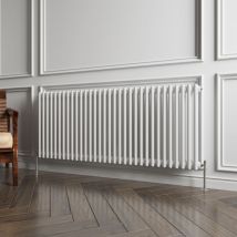 SKY Bathroom Traditional Radiator Cast Iron Style Radiator 2 Column White 600 x 1460mm