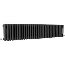 Sky Bathroom - Traditional Cast Iron Style Radiator 3 Column Anthracite 300x1460mm