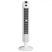 Monzana Tower Fan REMOTE CONTROL 3 Speed Levels Timer 70° Oscillation Whisper-quiet Fan Pedestal Fan