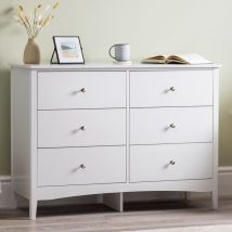 Ilsington White 6 Drawer Chest of Drawers