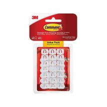 White Decorating Clips (Pack 40) COM17026VP - Command