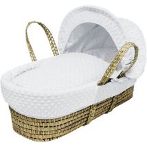 White Dimple Palm Moses Basket