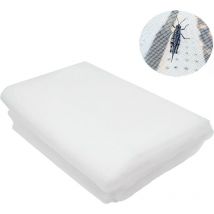 White Insect Netting Plant Vegetable Protection Net Pest Insect Protection Net Garden Vegetable Orchard 60 Mesh 2.5 x 6 m