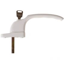 Yale - Locks White Offset Locking PVCu Window Handle Left YALPYWH40LWH