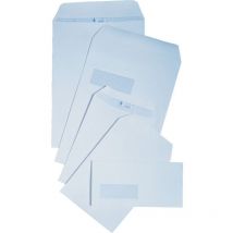 Q-connect - Window Envelopes (BX-250) C4 90GSM Standard White Self Seal - White