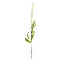 Hill Interiors - Veronica Stem Artificial Plant - Plastic - L17 x W17 x H76 cm - White