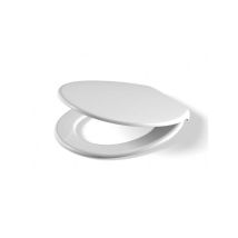 Sedile WC Bianco – Abattant adulto per WC – Cerniere in metallo – Pagette