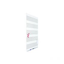 Vivol - Whiteboard "Slim" Eco – ohne Rahmen – magnetisch - versteckte Aufhängung – 75x115 cm