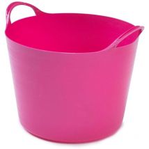 Whitefurze 14 Litre Flexible Tub Pink- you get 10