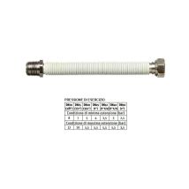 Whitestens Tubo Flessibile Per Acqua 1" L. Da 240 A 410 Mm Dn25 Mm - Maschio Fisso, Femmina Girevole 0512506