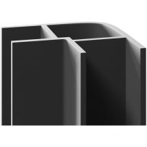 10mm Grey Wall Panel External Corner Trim - Wholepanel