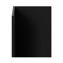 Wholepanel - Black 25mm Rigid pvc Angle Profile Corner Trim