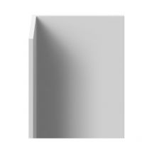 Wholepanel - White 25mm Rigid pvc Angle Profile Corner Trim