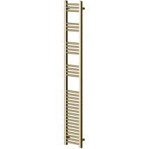 Wholesale Domestic Colore Pizarro Brushed Brass 1800mm x 300mm Straight Heated Towel Rail