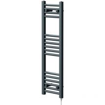 Wholesale Domestic - Pizarro Anthracite 1000mm x 300mm Straight Electric Heated Towel Rail - Anthracite