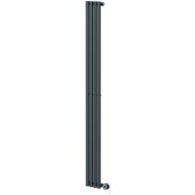 Wholesale Domestic Sinclair Anthracite 1800mm x 195mm Vertical Digital Thermostatic Single Panel Electric Radiator