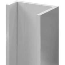 Wholepanel - 10mm Bright Polished Aluminium Wall Panel u Trim