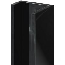 5mm Black Wall and Ceiling Panel u Trim - Wholepanel