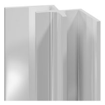 Wholepanel - 5mm Bright Polished Aluminium Wall and Ceiling Panel Internal Corner Trim