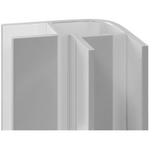Wholepanel - 5mm Bright Polished Aluminium Wall Panel External Corner Trim