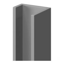 5mm Grey Wall and Ceiling Panel u Trim - Wholepanel