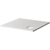 Wholeseal - Wetroom 1000mm x 1000mm x 30mm Square Shower Tray Former with Corner Square Waste Outlet